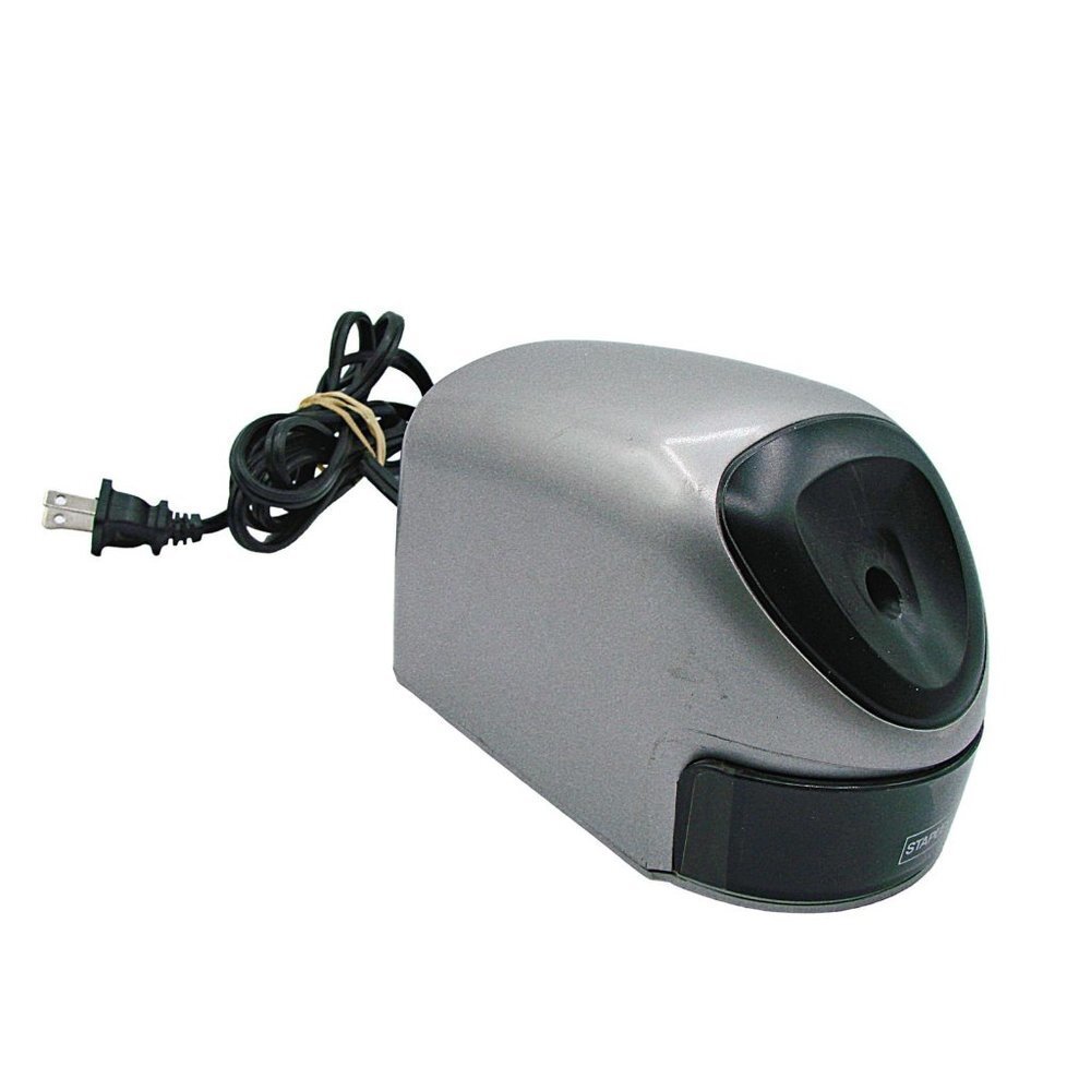 Staples 34462 Gray Black Electric Pencil Sharpener AC 120V/60HZ 0.2 Amps